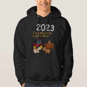 Kids I'm going to be a big brother 2023 Hoodie