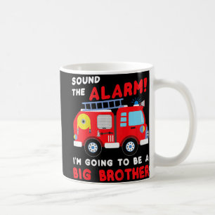 Kids Im going to be a big brother  Firetruck baby  Coffee Mug