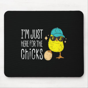 Kids I'm Just Here For The Chicks Cute Boys Kids T Mouse Pad