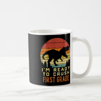 Kids Im Ready To Crush 1st Grade Dinosaur Ck To Sc Coffee Mug