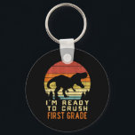 Kids Im Ready To Crush 1st Grade Dinosaur Ck To Sc Key Ring<br><div class="desc">Kids Im Ready To Crush 1st Grade Dinosaur Ck To School Day Boys</div>