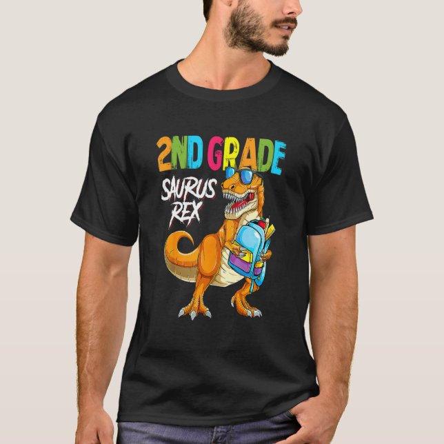Kids I'm Ready To Crush 2nd Grade Back To School D T-Shirt (Front)