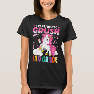 Kids I'm Ready To Crush 2nd Grade Magical Unicorn  T-Shirt