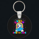 Kids I'm Ready To Crush 2nd Grade Unicorn First Da Key Ring<br><div class="desc">Kids I'm Ready To Crush 2nd Grade Unicorn First Day Of School</div>
