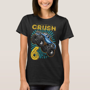 Kids I'm Ready To Crush 6 Monster Truck 6yr Old Bi T-Shirt