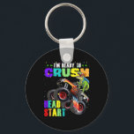 Kids I'm Ready To Crush Head Start Dinosaur Monste Key Ring<br><div class="desc">Kids I'm Ready To Crush Head Start Dinosaur Monster Truck</div>