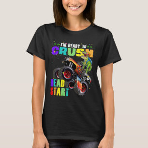 Kids I'm Ready To Crush Head Start Dinosaur Monste T-Shirt