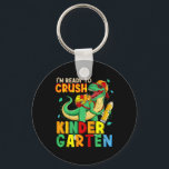 Kids I'm Ready To Crush Kindergarten Ck To School  Key Ring<br><div class="desc">Kids I'm Ready To Crush Kindergarten Ck To School Dinosaur</div>