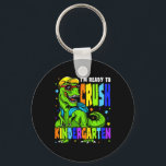 Kids I'm Ready To Crush Kindergarten Dinosaur 1st  Key Ring<br><div class="desc">Kids I'm Ready To Crush Kindergarten Dinosaur 1st Day Of School</div>