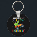 Kids I'm Ready To Crush Kindergarten Dinosaur Ck T Key Ring<br><div class="desc">Kids I'm Ready To Crush Kindergarten Dinosaur Ck To School</div>