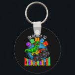 Kids I'm Ready To Crush Kindergarten Dinosaur Mons Key Ring<br><div class="desc">Kids I'm Ready To Crush Kindergarten Dinosaur Monster Truck Boys</div>