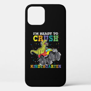 Kids I'm Ready To Crush Kindergarten Monster Truck iPhone 12 Case