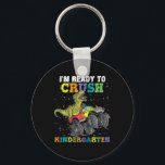 Kids I'm Ready To Crush Kindergarten Monster Truck Key Ring<br><div class="desc">Kids I'm Ready To Crush Kindergarten Monster Truck Dinosaur Boys</div>