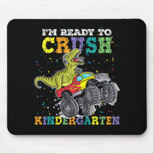 Kids I'm Ready To Crush Kindergarten Monster Truck Mouse Pad