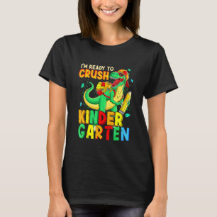 Kids I'm Ready To Crush Kindergarten Monster Truck T-Shirt