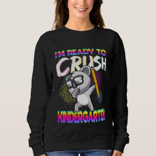 Kids I'm Ready To Crush Kindergarten School Koala Sweatshirt