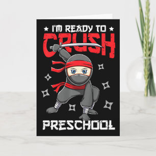 Kids I'm Ready To Crush Preschool Byck To School N Card