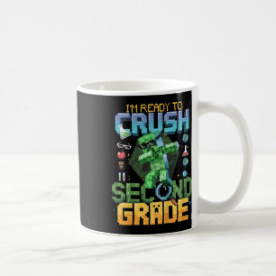 Kids I'm Ready To Crush Second Grade Video Gamer P Coffee Mug