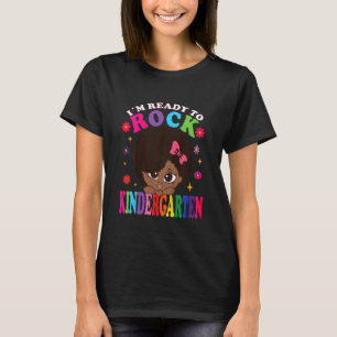 Kids I'm Ready To Rock Kindergarten Back To Hello T-Shirt