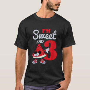 Kids I'm Sweet And 3 Years Old Watermelon Melon 3r T-Shirt