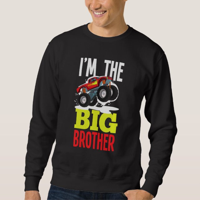 Kids I'm The Big Brother I'm Going To Be A Big Bro Sweatshirt (Front)