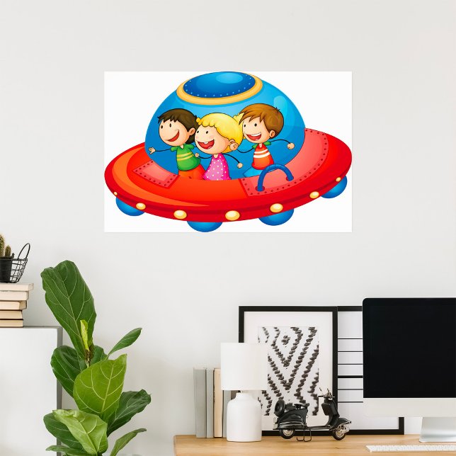 Kids In A Spaceship Poster (Creator Uploaded)