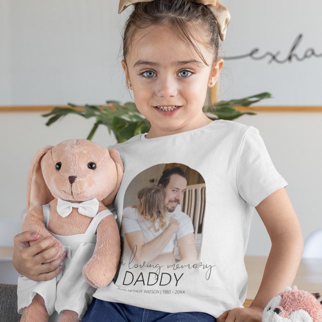 Kids In loving Memory | Arched Photo T-Shirt (Creator Uploaded)