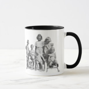 Kids in the 40's coffee mug