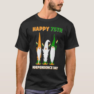 Kids India 75th Independence Day 15 August 1947 Pa T-Shirt