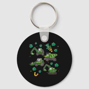 Kids Irish Construction Truck Crane Toddler Boys S Key Ring