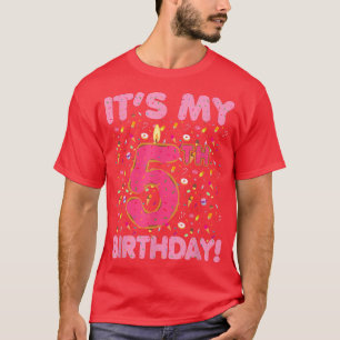 Kids It`s my 5th Birthday Candy Bonbons 5 Years ol T-Shirt