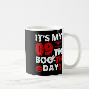 Kids It’s My 9th Boo-th Day Scary 9th Birthday Hal Coffee Mug