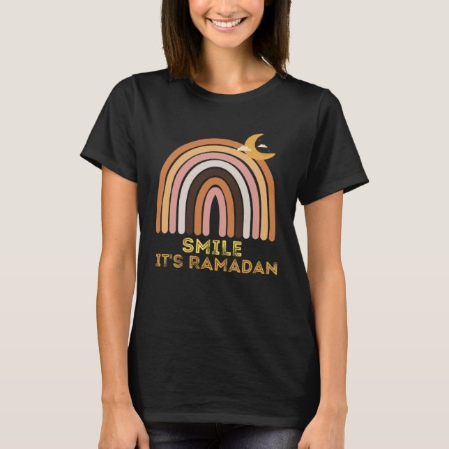 Kids It s Ramadan Bro Smile Muslim s Fasting Month T-Shirt (Front)