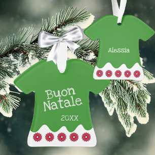 Kids Italian Christmas  Ornament