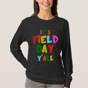 Kids It's Field Day Y'all Kids Field Day 2022 Teac T-Shirt