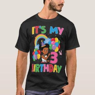 Kids It'S My 3Rd Birthday Gracie'S Corner Three Ye T-Shirt