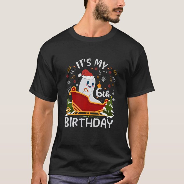 Kids It's My 6th Birthday Six Year Old Birthday Ki T-Shirt (Front)