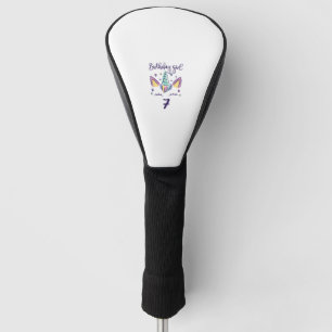 Kids It's My Birthday Dabbing Unicorn Rainbow Girl Golf Head Cover