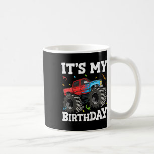 Kids Its My Birthday Monster Truck Birthday Boy To Coffee Mug