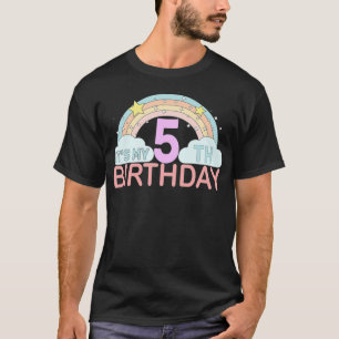 Kids It's My Fifth 5th Birthday Five 5 Years Old G T-Shirt