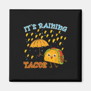 Kids Its Raining Taco-shirt Mexican Boy Funny Cinc Magnet