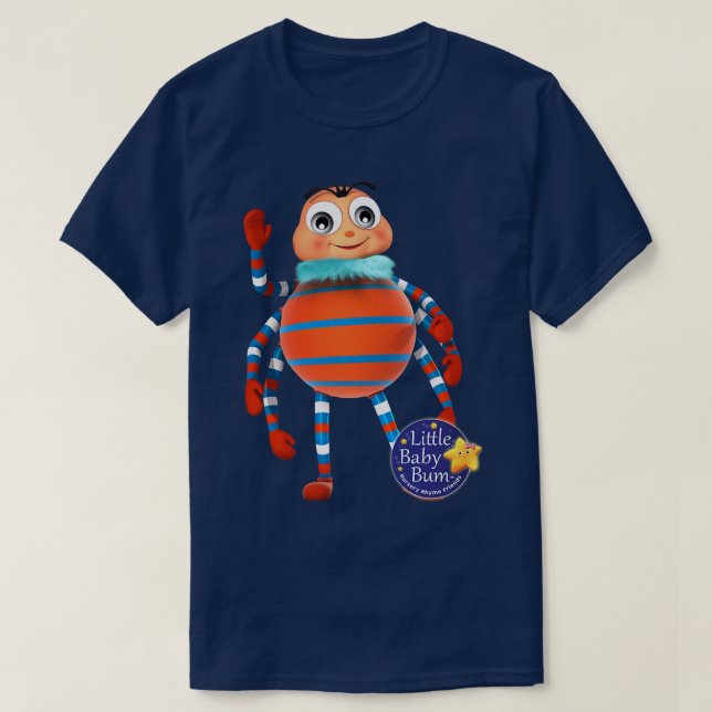 Kids Itsy Bitsy SpiderLittle Baby Bum  T-Shirt (Design Front)