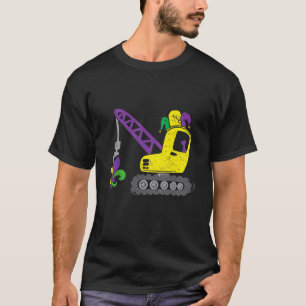 Kids Jester Crane Mardi Gras Cute Boys Kids Fat Tu T-Shirt