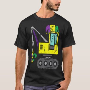 Kids Jester Crane Mardi Gras Cute Boys Kids Toddle T-Shirt