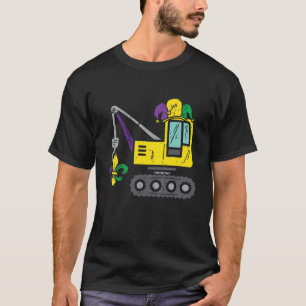 Kids Jester Crane Mardi Gras Cute Boys Kids Toddle T-Shirt