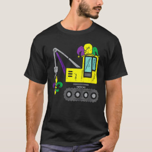 Kids Jester Crane Mardi Gras Cute Boys Kids Toddle T-Shirt