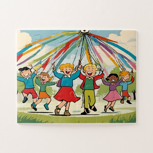 Kid's Jigsaw Puzzle with Gift Box (Horizontal)