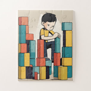 Kid's Jigsaw Puzzle with Gift Box