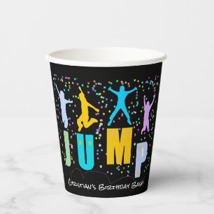 Kids Jump & Play Trampoline Birthday Bash Paper Cups