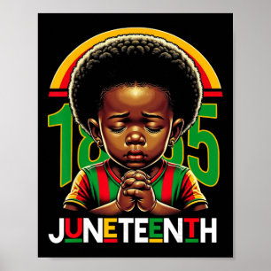 Kids Juneteenth Prince 1865 Black History Month To Poster
